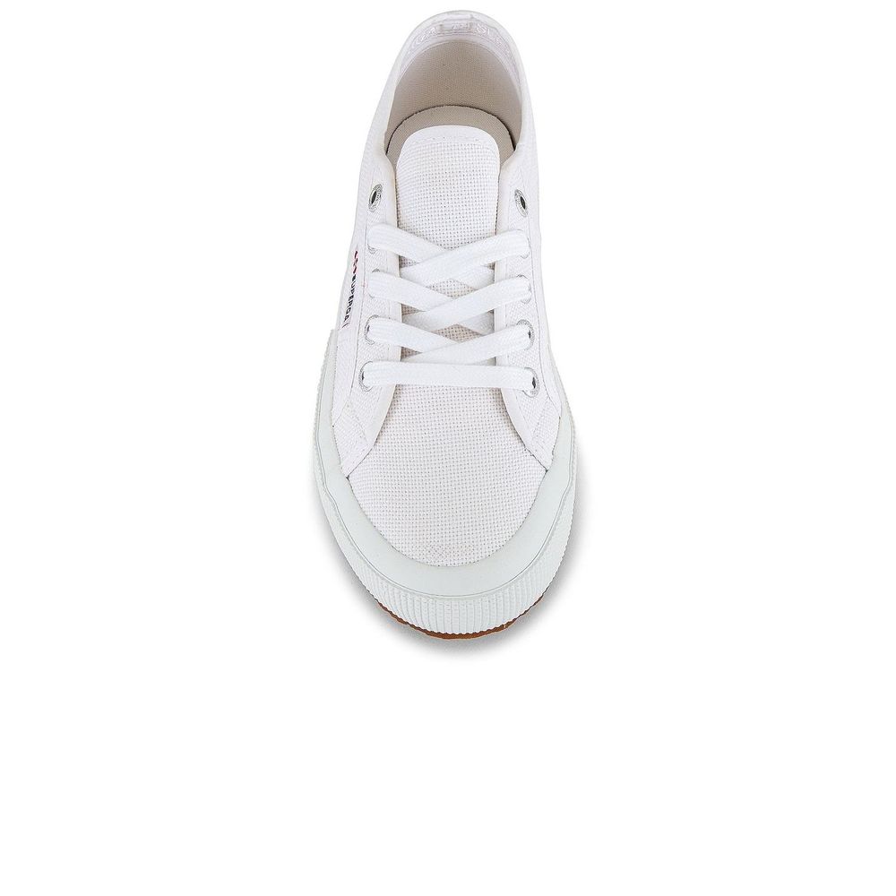 Superga White Canvas Low-Top Sneakers - Picture 4 of 10